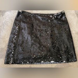French connection size 2 sequinned mini skirt new and unworn